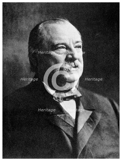 Grover Cleveland, 22nd and 24th President of the United States, 19th century (1955). Artist: Unknown