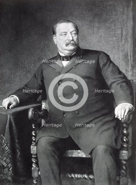 Grover Cleveland, 22nd and 24th President of the United States of America Artist: Unknown