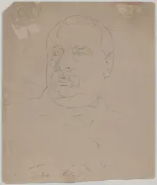 Grover Cleveland [verso]. Creator: Eastman Johnson