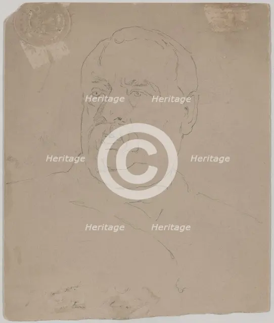 Grover Cleveland [verso]. Creator: Eastman Johnson.