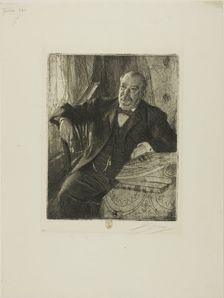 Grover Cleveland I, 1899. Creator: Anders Leonard Zorn