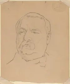 Grover Cleveland [recto]. Creator: Eastman Johnson