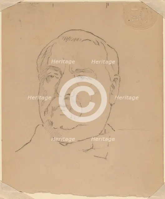 Grover Cleveland [recto]. Creator: Eastman Johnson.
