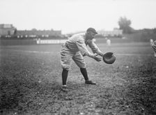 Grover Land, Cleveland Al, at National Park, Washington, D.C. (Baseball), 1913. Creator: Harris & Ewing