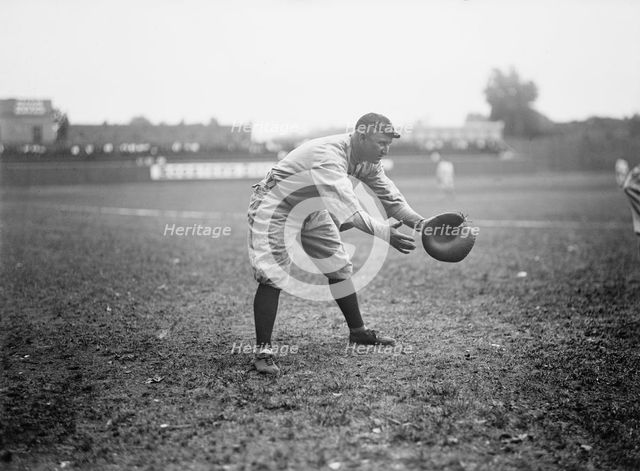 Grover Land, Cleveland Al, at National Park, Washington, D.C. (Baseball), 1913. Creator: Harris & Ewing.