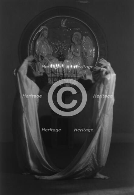 Guthrie dancers in St. Mark's Church, 1924 Apr. 6. Creator: Arnold Genthe.
