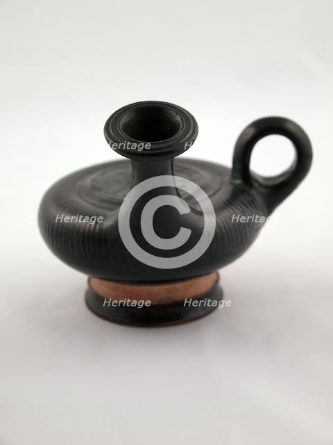 Guttus (Pouring Vessel), 330-300 BCE. Creator: Unknown.
