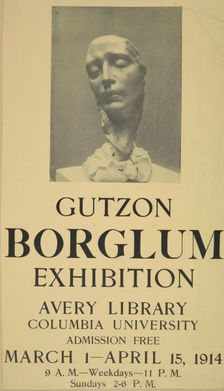 Gutzon Borglum exhibition, c1914. Creator: Unknown