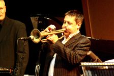 Guy Barker, English jazz trumpeter and composer, Brecon, August 2009. Artist: Brian O'Connor