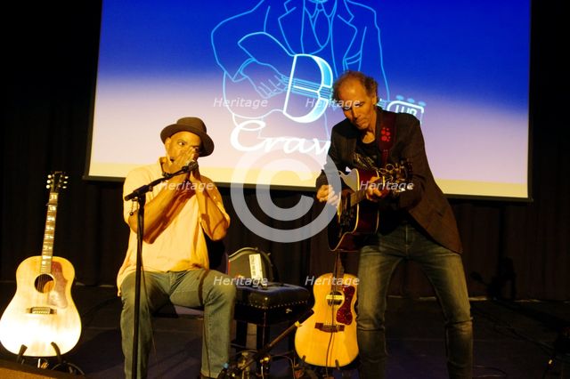 Guy Davis and Brooks Williams, Hawth, Crawley, West Sussex, November 14, 2016. Artist: Brian O'Connor.