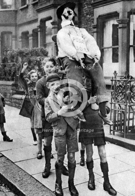 Guy Fawkes Day, London, 1926-1927. Artist: Unknown