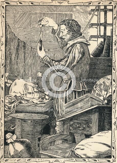 Guy Fawkes Preparing The Slow Match, 1902. Artist: Patten Wilson