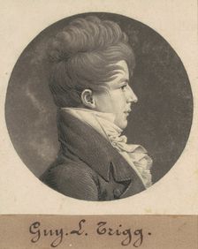 Guy L. Trigg, 1808. Creator: Charles Balthazar Julien Févret de Saint-Mémin