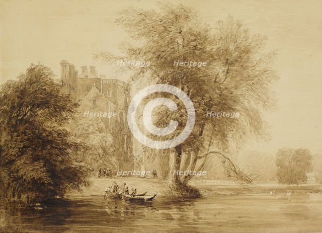 Guy's Cliff, 1827. Creator: David Cox the Elder.