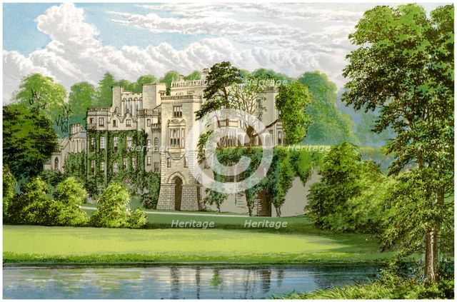 Guy's Cliffe, Warwickshire, home of the Percy family, c1880. Artist: Unknown