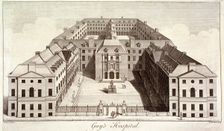 Guy's Hospital, Southwark, London, c1756. Artist: William Henry Toms