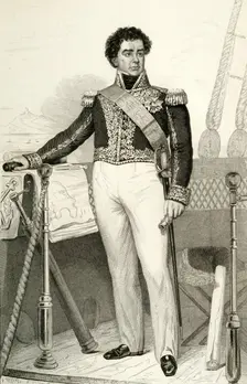 Guy-Victor Duperré, 1804, (1839). Creator: Julien Leopold Boilly