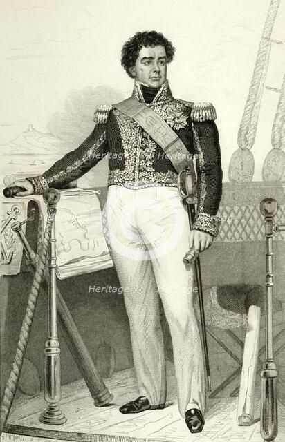 Guy-Victor Duperré, 1804, (1839). Creator: Julien Leopold Boilly.