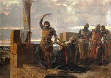 Guzmán el Bueno, 1884. Creator: Salvador Martínez Cubells