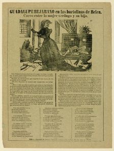 Guadalupe Bejarano in the Dungeons of Belén Prison, 1891. Creator: José Guadalupe Posada