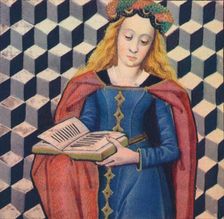 Gualdrade - Pucelle Florentine 1403, (1939). Artist: Master of Berry's Cleres Femmes