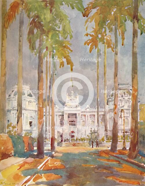 'Guanabara Palace. - Residence of President Marshal Hermes da Fonseca', 1914. Artist: Unknown.