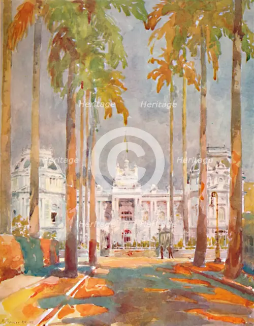 'Guanabara Palace. - Residence of President Marshal Hermes da Fonseca', 1914. Artist: Unknown.