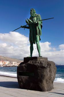 Guanche Statue, Candelaria, Tenerife, 2007. Creator: Peter Thompson