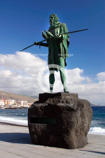 Guanche Statue, Candelaria, Tenerife, 2007. Creator: Peter Thompson.