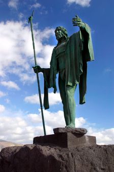 Guanche Statue, Candelaria, Tenerife, 2007. Creator: Peter Thompson