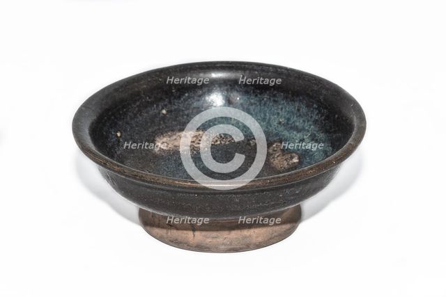 Guangdong Jun stem saucer, 1368-1644. Creator: Unknown.