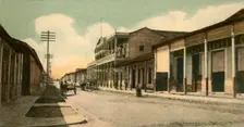 Guantanamo - Calle Calixto Garcia 1907. Creator: Unknown