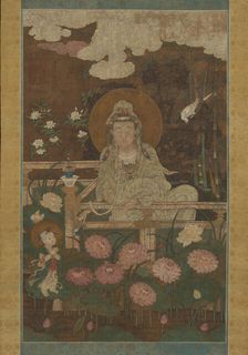 Guanyin as the Nine-Lotus Bodhisattva, 1593. Creator: Unknown