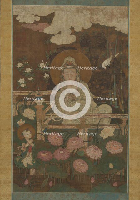 Guanyin as the Nine-Lotus Bodhisattva, 1593. Creator: Unknown.