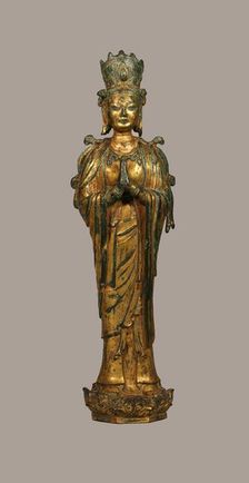 Guanyin (Avalokitesvara), Liao dynasty (907-1125), 11th century. Creator: Unknown