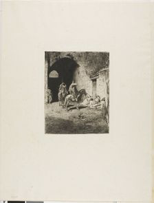 Guard of the Casbah in Tetuan, n.d. Creator: Mariano Jose Maria Bernardo Fortuny y Carbo