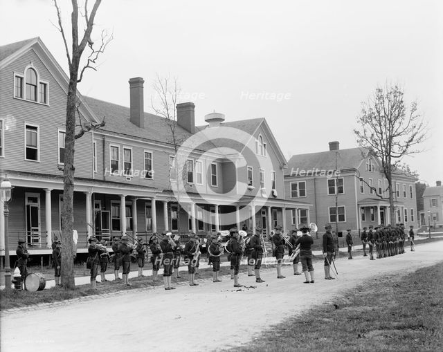 Guard mount, Fort Oglethorpe, Chicamauga [i.e. Chickamauga-Chattanooga National..., c1900-1910. Creator: Unknown.