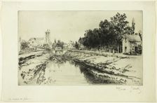 Guardhouse, 1901. Creator: Gustave Leheutre