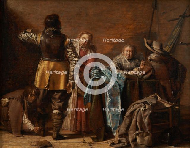 Guardhouse interior, between 1626 and 1678. Creator: Pieter Codde.