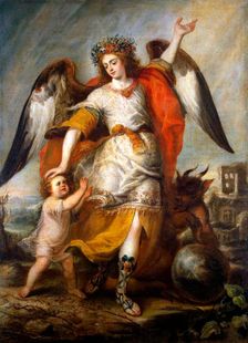 Guardian Angel 1646. Creator: Pereda y Salgado, Antonio, de (1611-1678)