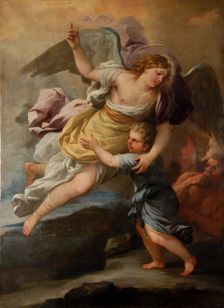Guardian angel. Creator: Giordano, Luca (1632-1705)