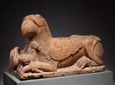 Guardian Griffin (pair), 1150-1175. Creator: Unknown
