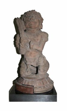 Guardian Figure (Dvarapala), 12th/14th century. Creator: Unknown