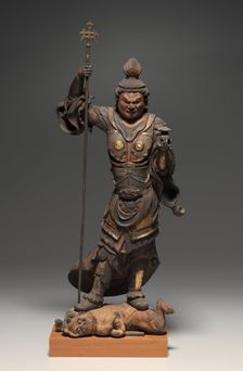 Guardian King of the North (Bishamonten), Kamakura Period (1185-1333). Creator: Unknown
