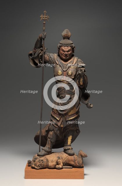Guardian King of the North (Bishamonten), Kamakura Period (1185-1333). Creator: Unknown.