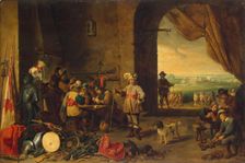 Guardroom, 1642. Creator: David Teniers II