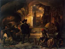 Guardroom, 1850. Creator: Jan August Hendrik Leys