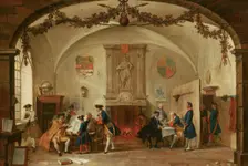 Guardroom Scene, c1730-1750. Creator: Cornelis Troost