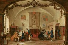 Guardroom Scene, c1730-1750. Creator: Cornelis Troost