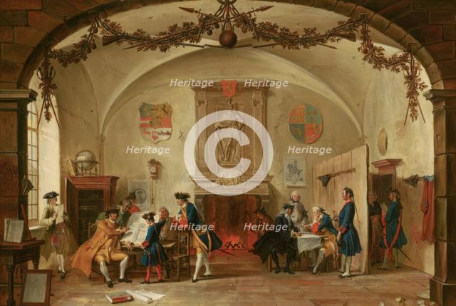 Guardroom Scene, c1730-1750. Creator: Cornelis Troost.